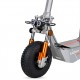 Patinete eléctrico Centauro matriculable gris con asiento y pantalla LCD XXL