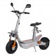 Patinete eléctrico Centauro matriculable con asiento y pantalla LCD XXL - Color gris
