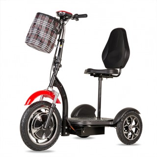 Triciclo eléctrico de 1200W para adulto, Scooter de movilidad con