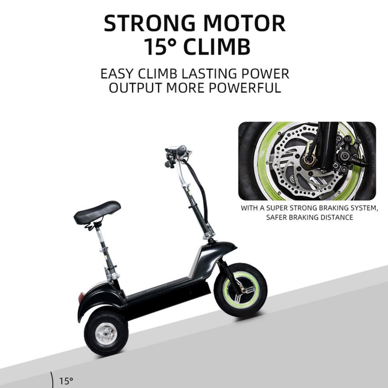 Scooter eléctrico con asiento S-03X