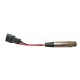 Recambio del conector de serie para la recarga de la batería del sistema eléctrico del scooter.